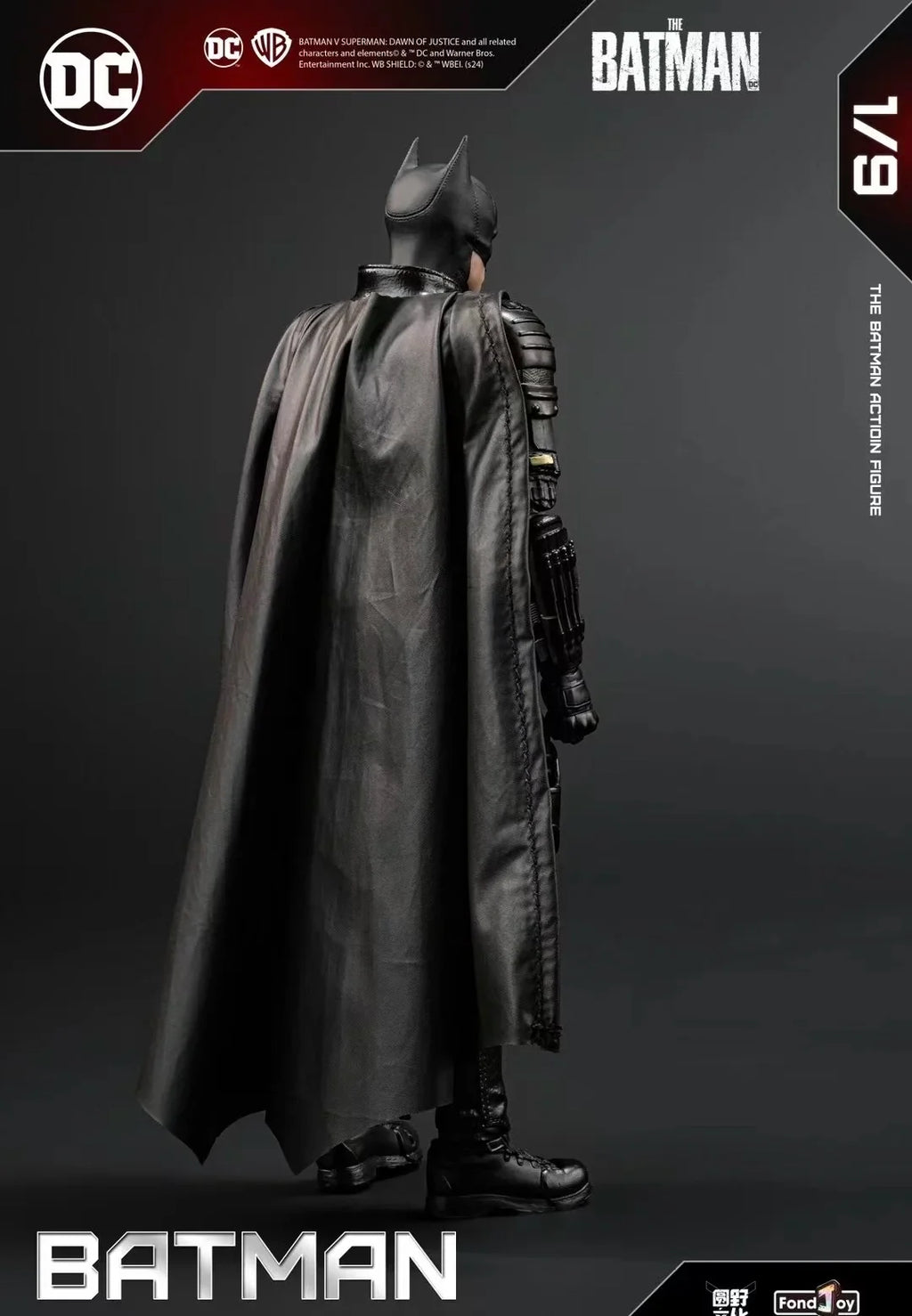 Originals DC Justice League The Batman Robert Pattinson Figure Batman  Anime Figures Collection Models Toys Gift