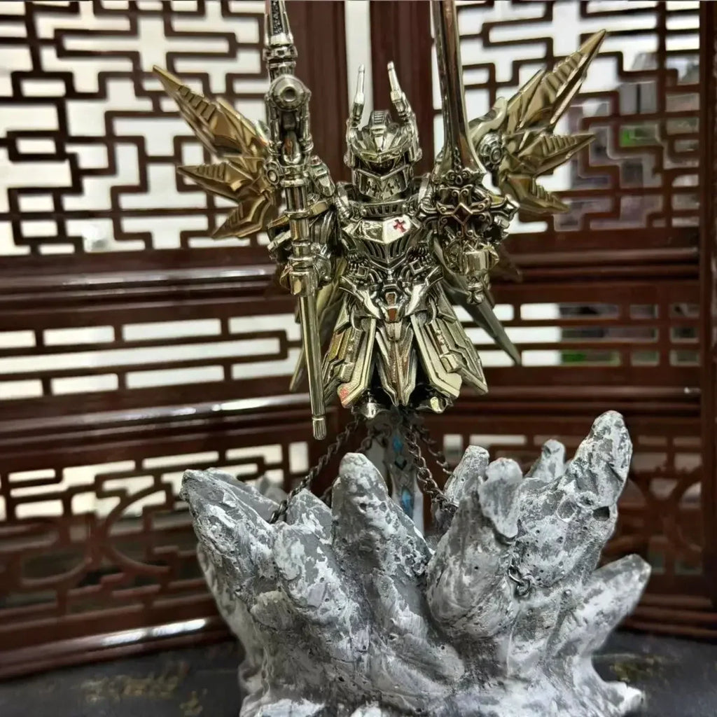Magnetic Detachable Mech Arbiter Armor Seraph Knights Templar MOC Building Blocks Delicate Metal Figurine Ornament Bricks Toys