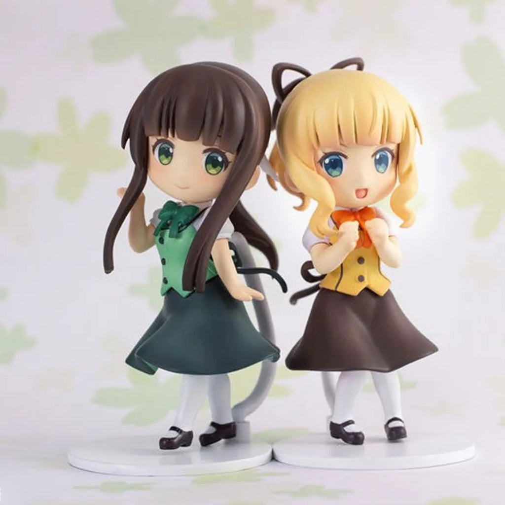 100% Original in Stock PLUM Gochuumon Wa Usagi Desu Ka? Bloom Kirima Syaro Ujimatsu Chiya Anime Figure Collection Series