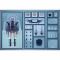 In Stock 1/12 Dimensional Figurative The Original Witch Lin Ya Mobile Suit Girl Action Figure Movable Joint Assemble Model Toys