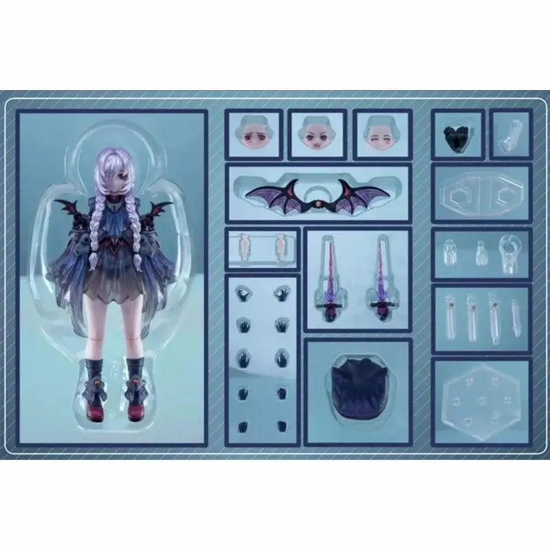 In Stock 1/12 Dimensional Figurative The Original Witch Lin Ya Mobile Suit Girl Action Figure Movable Joint Assemble Model Toys