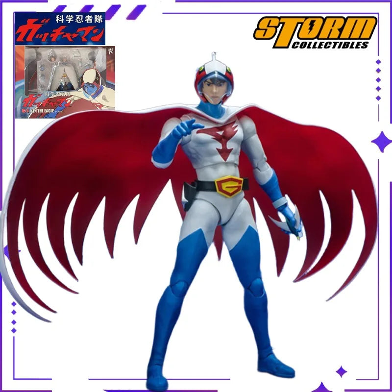 New Storm Toys Original 1/12 Science Ninja Team G1: Ken of The Great Eagle GMKE01 Anime Mobile Model Toy Boy Gift Collection