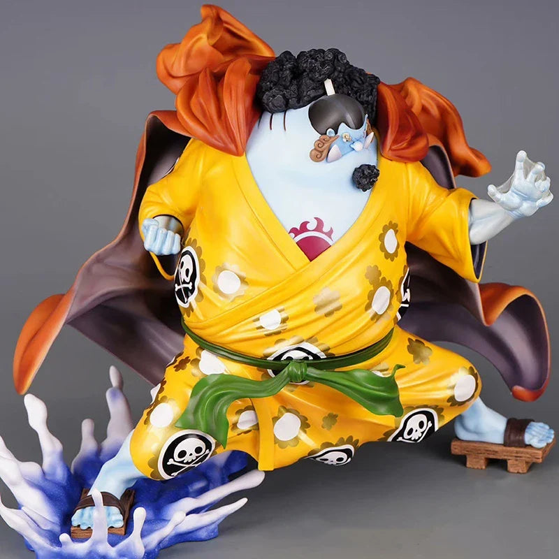 One Piece Jinbe Figurine GK Oka Shichibukai Jinbe Action Figures PVC 26cm Anime Collection Model Toys Birthday Children Gifts