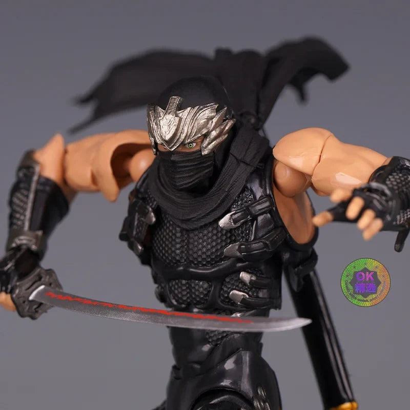New OK version Kaiyodo Revoltech Yamaguchi Ninja Gaiden Aciton Figure Hayabusa Anime Figure Models Kit Collectible Gifts Custom