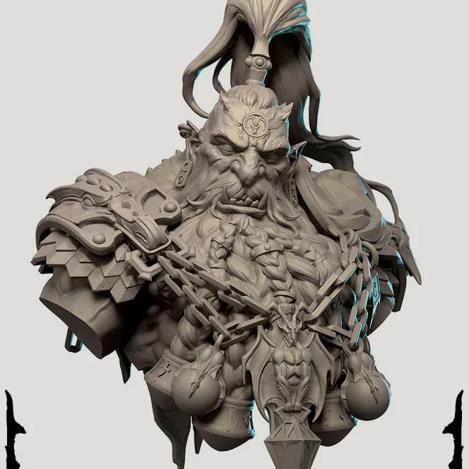 1/10 Resin bust model kits figure colorless and self-assembled  A-1716 No helmet