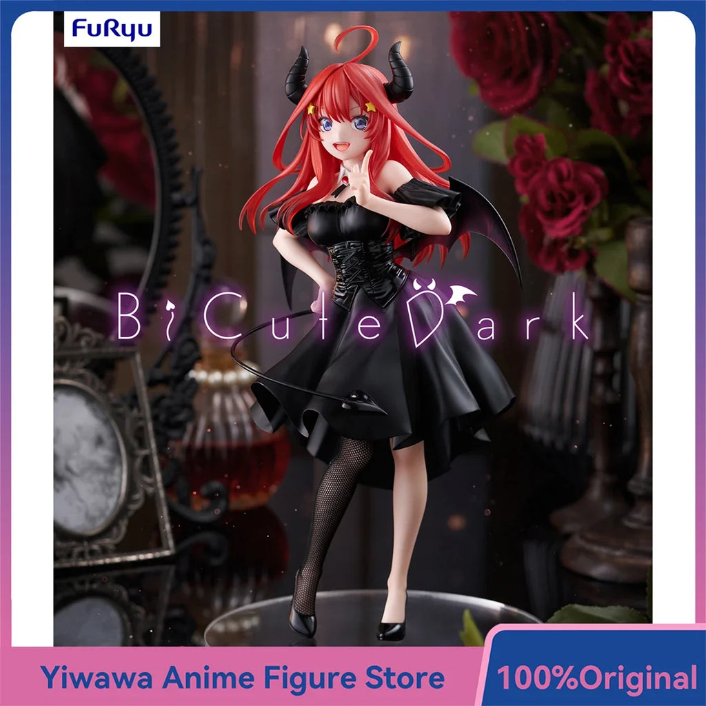 Newest FuRyu BiCute Dark Nakano Itsuki Anime Figures The Quintessential Quintuplets Bishoujo Ornaments Fine Collectible Toys