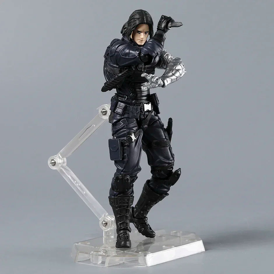 Amazing Yamaguchi Winter Soldier Revoltech Kaiyodo PVC Action Figure Model Toy Colletible Figurine