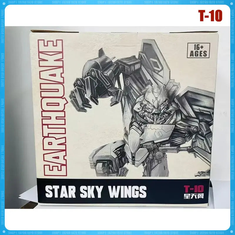 In Stock Transformation Black Mamba T-10 Starscream STAR SKY WINGS Alloy Version Action Figure Model Statue Collection Toys Gift