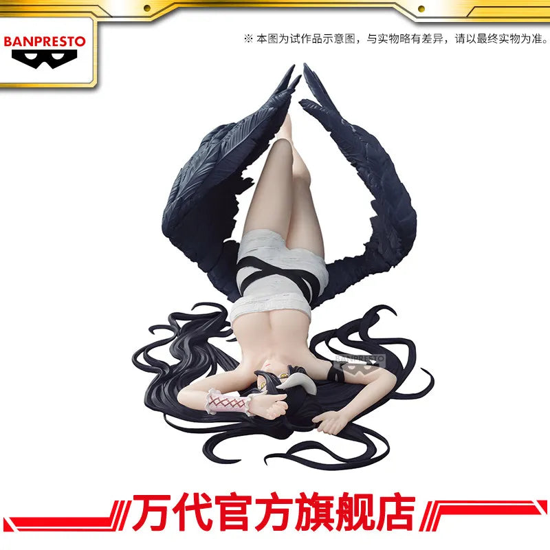 Auf Lager Bandai Original Banpresto Overlord Relax Time Roll Bandage Ver Albedo 20cm Actionfigur Modell Sammlungen Geschenke Spielzeug