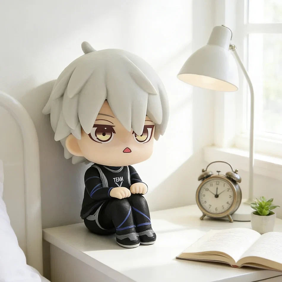 BLUE LOCK Action Figures Isagi Yoichi Bachira Meguru Anime Figure Q Version Figurine PVC Collectible Model Kids Doll Toys Gifts