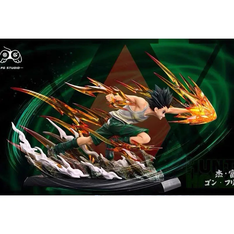 Hunter x Hunter Figure Killua Zaoldyck Gon Freecss Anime Figurine PVC Statue Collectible Model Desk Decora Doll Toys Kid Gifts