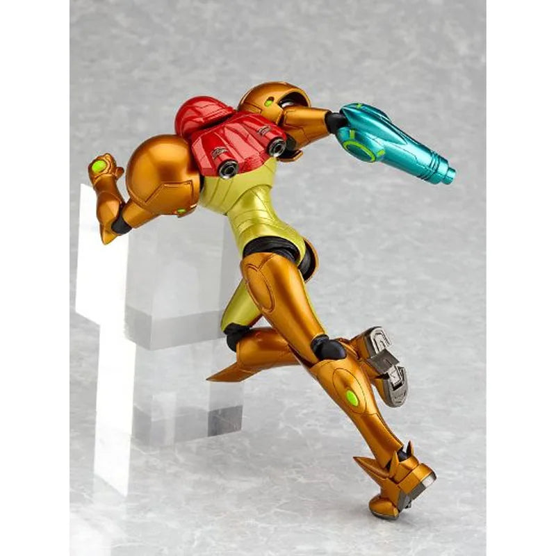 Max Factory Original Figma Another M Samus Aran Anime Action Figures Toys for Boys Christmas Gift Collectible Model Ornaments