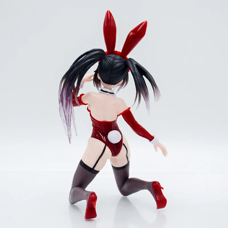 18cm Date A Live V Yatogami Tohka Anime Figure Kurumi Tokisaki Bunny Girl Action Figure Yoshino Figure Adult Model Doll Toy Gift