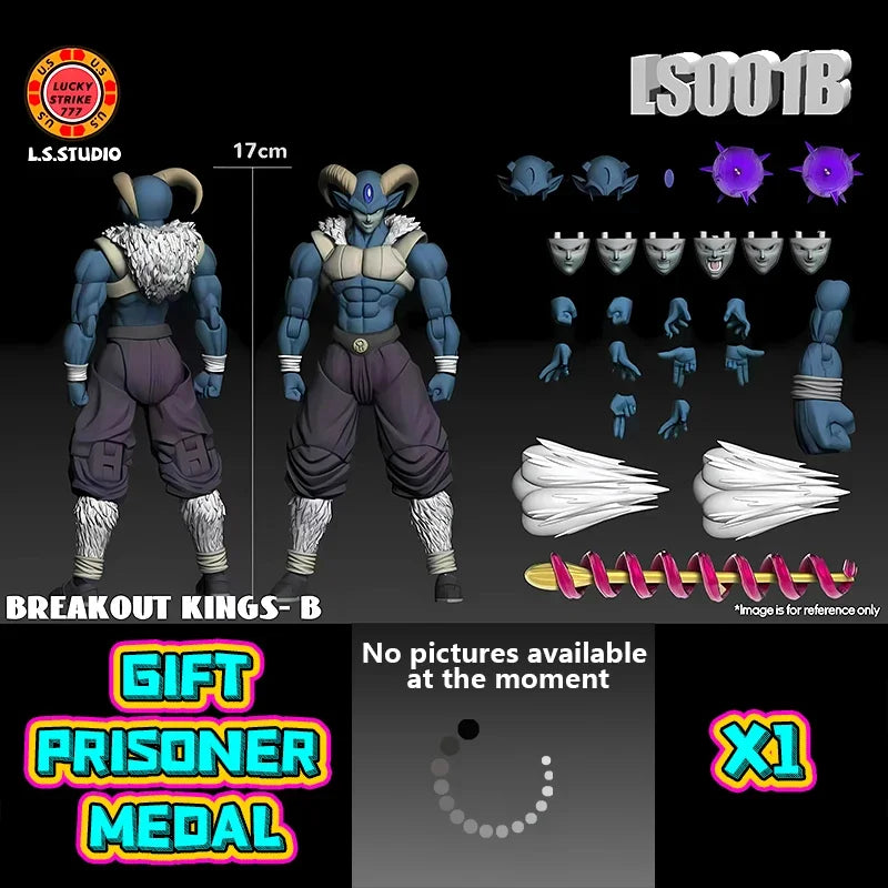 2025 NEW L.S.STUDIO Dragon Ball Super Moro Action Figure BREAKOUT KING Goku Vegeto Super Saiyan Moro Anime Figure Kid Gift Toys