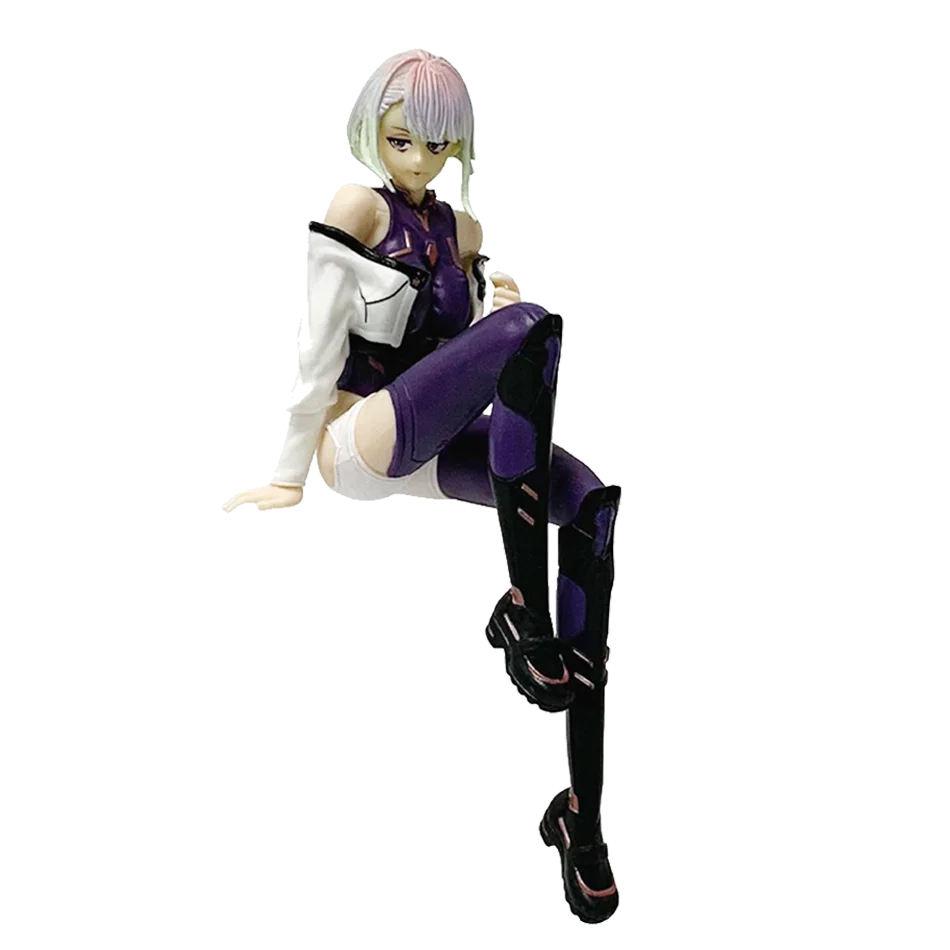17cm  Anime Figure Super Hacker Lucy Action Figure Street Man David Figurine PVC Adult Collection Model Toy
