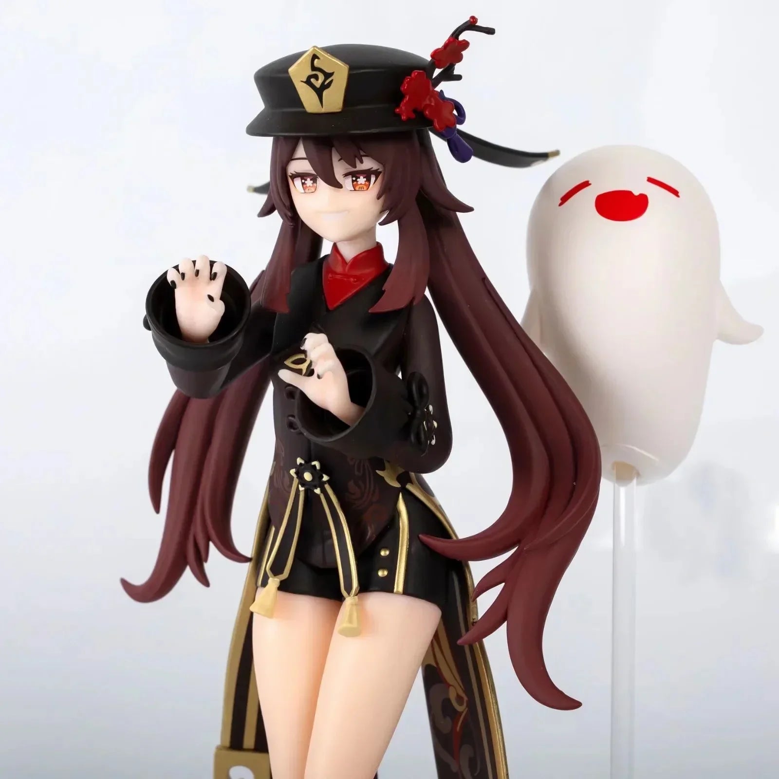 20CM Game Genshin Impact HuTao Figure Seventy-seventh Wang Sheng Hall Master Desktop Figurines PVC Model Dolls