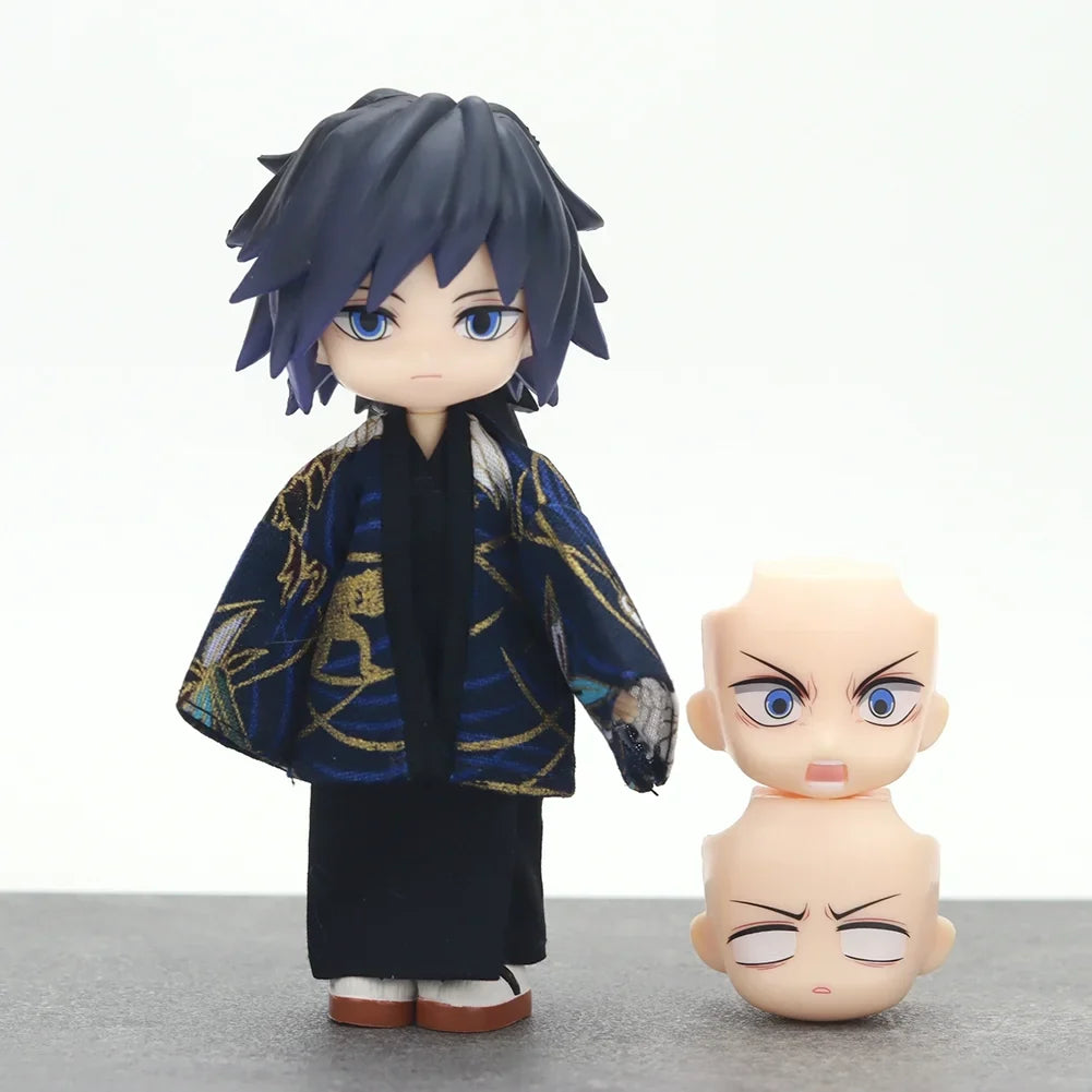 Demon Slayer Kimono Ver Complete Action Figures Bjd Anime Character Mitsuri Kanroji Giyu Tomioka Collectible Model Birthday Gift