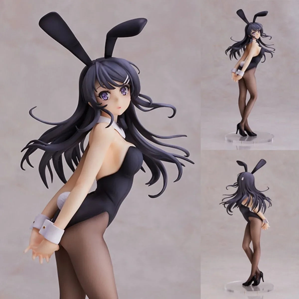 25CM Anime Seishun Buta Yarou wa Bunny Girl Senpai no Yume wo Minai Sakurajima Mai Figure 1/7 Bunny Girl ver Doll Toys Action