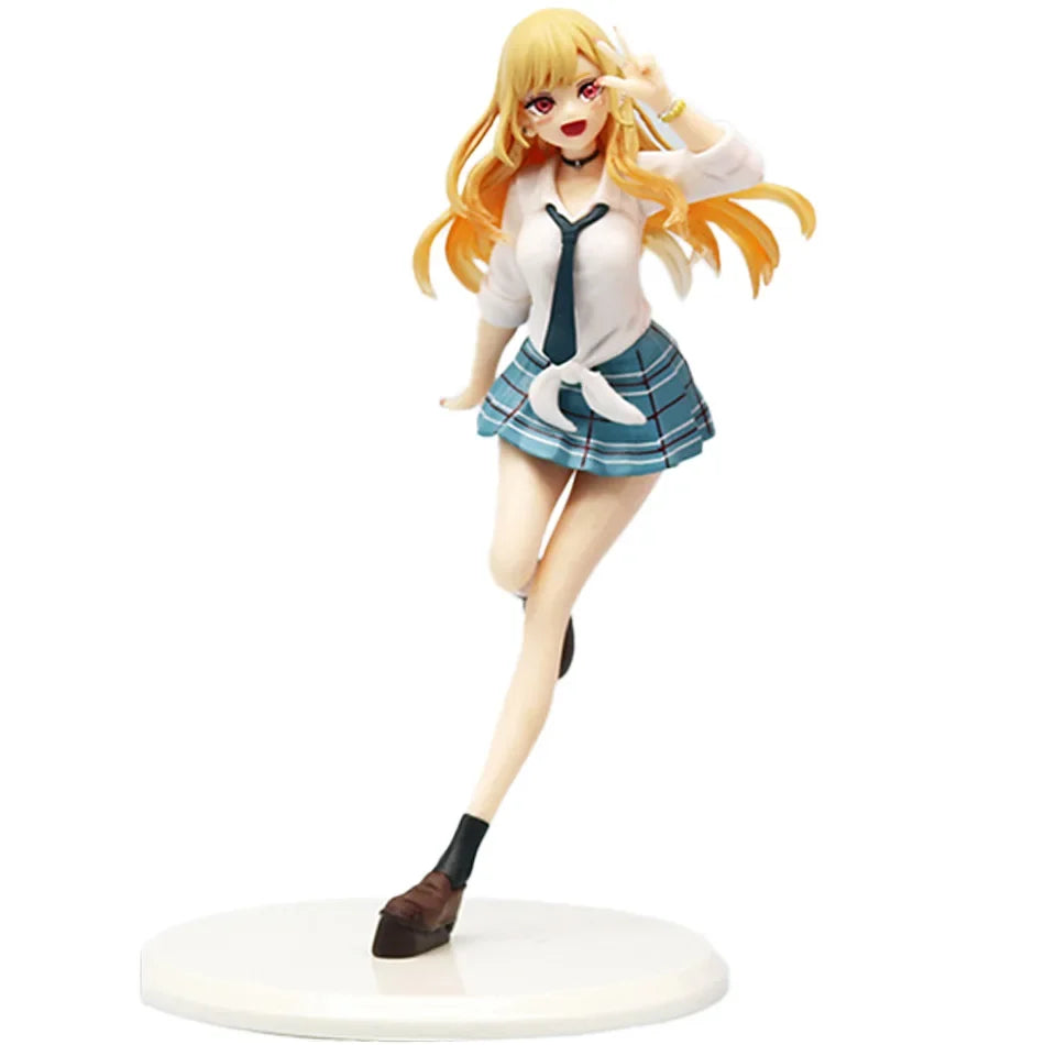 My Dress Up Darling MARIN KITAKAWA Uniform Anime Figure Toys 18.5cm PVC Model Desk Decoration Collector Birthday Doll Gifts