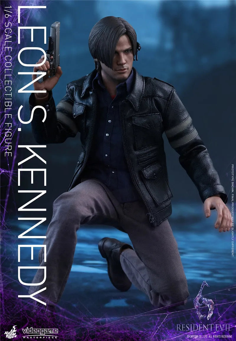 In Stock HOTTOYS HT 1/6Scale VGM22 Game Resintevil6 Leon 2.0 Action Figurine Collectable Leon S. Kennedy Model Surprise Toy Gift