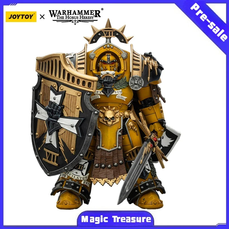 【MT】Pre-sale JOYTOY Warhammer 40K Imperial Fists Legion Praetorin Tartaros Terminator Armor Vigil StormShield 1/18 Action Figure