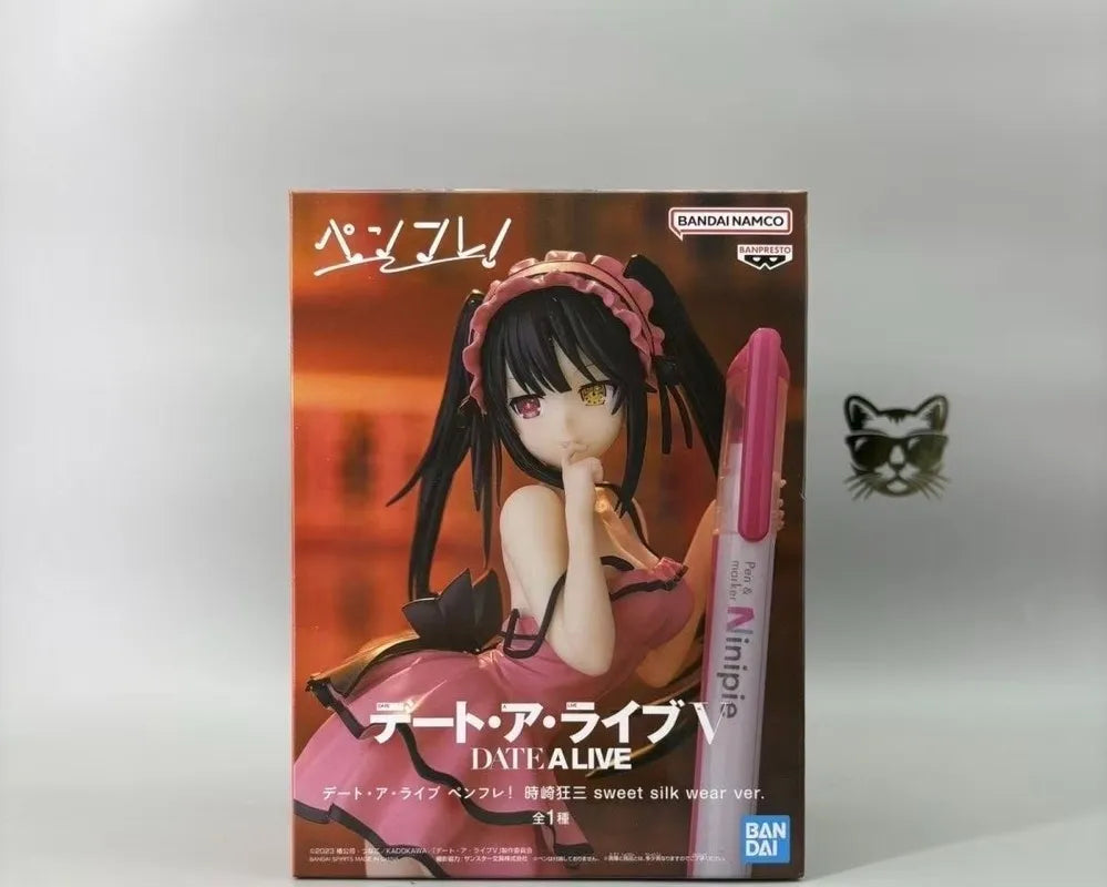 Original Genuine Banpresto DATE A LIVE 13cm Tokisaki Kurumi PVC Model Doll Collection Figurine Model Toys Birthday Gift