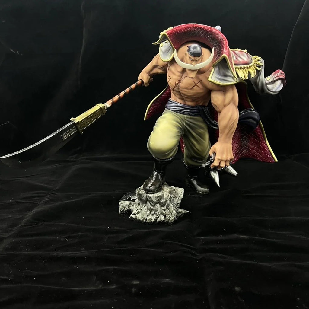 One Piece Whitebeard Edward Newgate Resin GK Figure - Luxury Anime Collectible Statue with Detailed Base Whole Body Sculpture