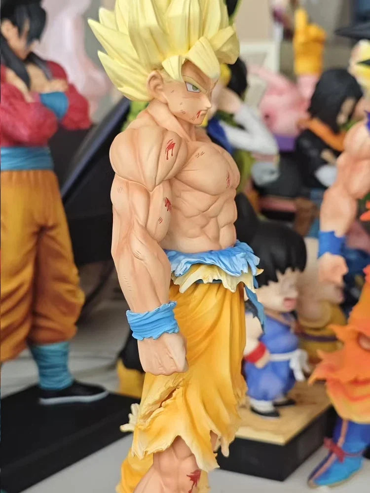 29cm Dragon Ball Z Jt Statue Son Goku Figure Super Saiyan Goku Action Figures Desktop Ornamen Collection Mode Toys Gifts