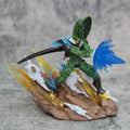 Dragon Ball Z Anime Figure Son Goku Kamehameha Figures Cell Kakarotto Super Saiyan Decoration Model Statue Doll Toy Gifts