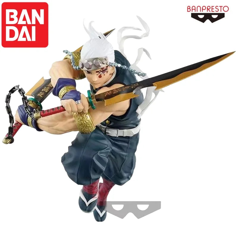 In Stock Bandai Original Banpresto Animation Peripherals Demon Slayer VIBRATION STARS Uzui Tengen Prizes Garage Kit Model