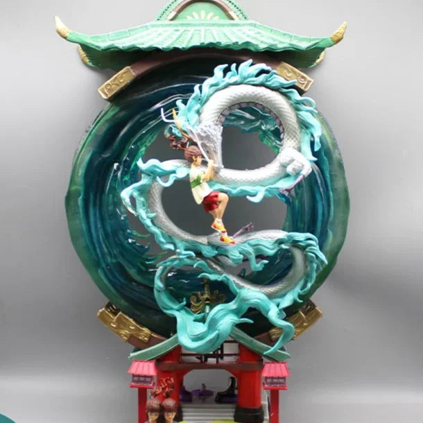 Spirited Away Anime Figure 55cm Ogino Chihiro Cartoon Anime Peripheral Model Pvc Gk Statue Figurine Collection Doll Decora Toys