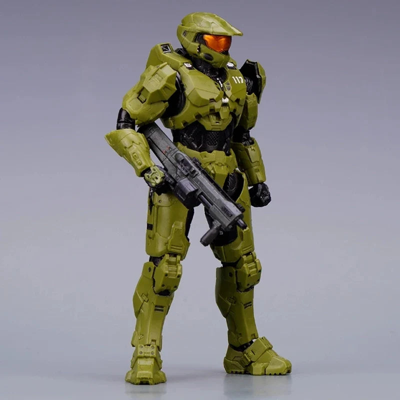 Game 18CM RE:EDIT Reach 1/12 SCALE MASTER CHIEF MJOLNIR MARK V1 Articulated Action Figurine Collectible Ornaments Cool Boys Gift