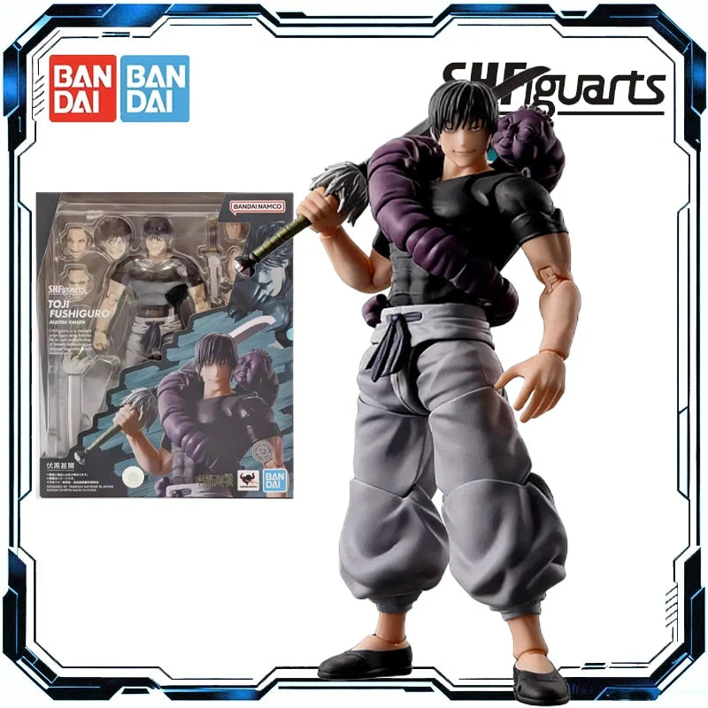 Bandai Original SHF Jujutsu Kaisen Toji Fushiguro Anime Action Figure Collectible Model Toys Ornaments Gift Children Kid Boy