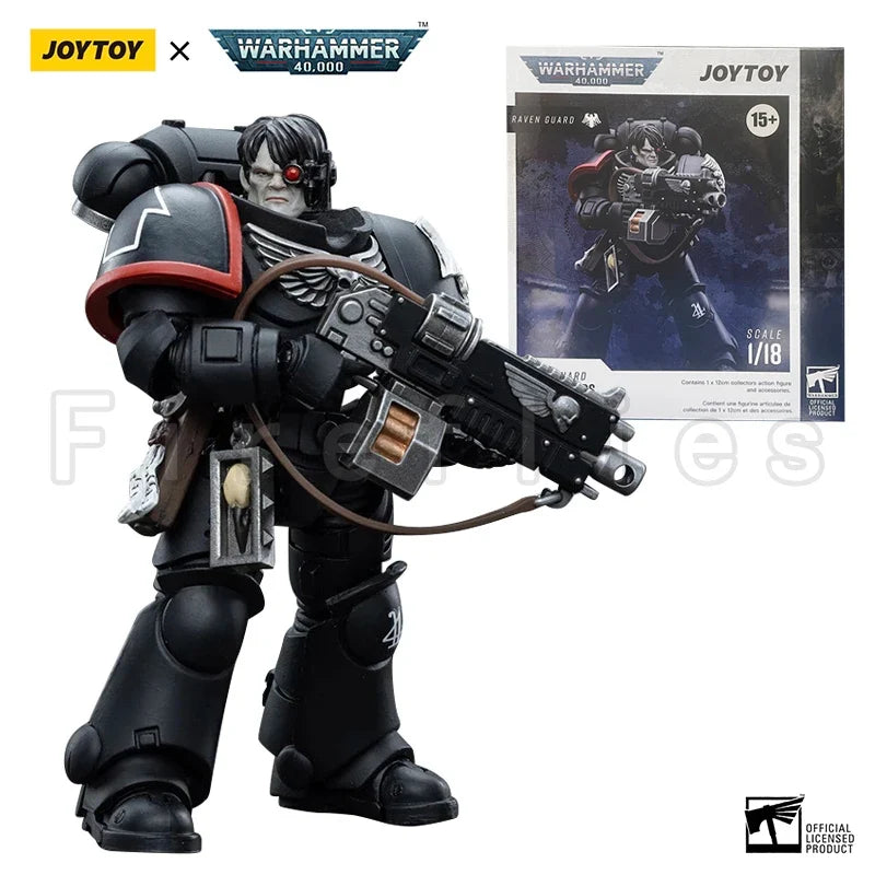 1/18 JOYTOY Action Figure 40K Raven Guard Intercessors Anime Model Toy