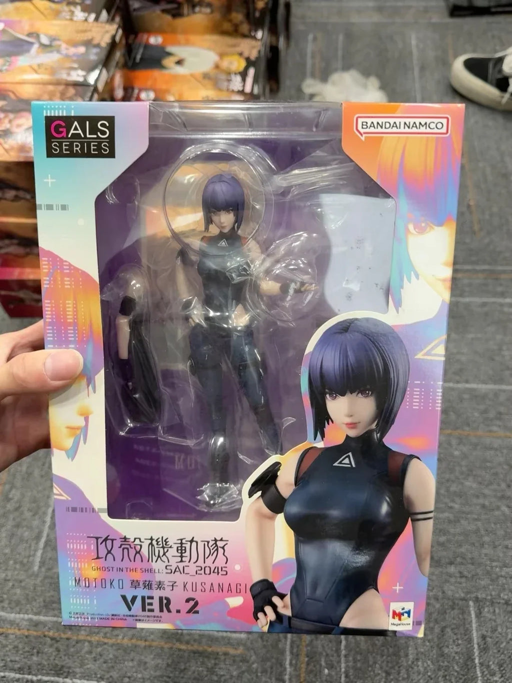 100% BANDAI Original in Stock MegaHouse CGals Series Koukaku Kidotai: SAC_2045 Kusanagi Motoko Anime Figure Collection Series