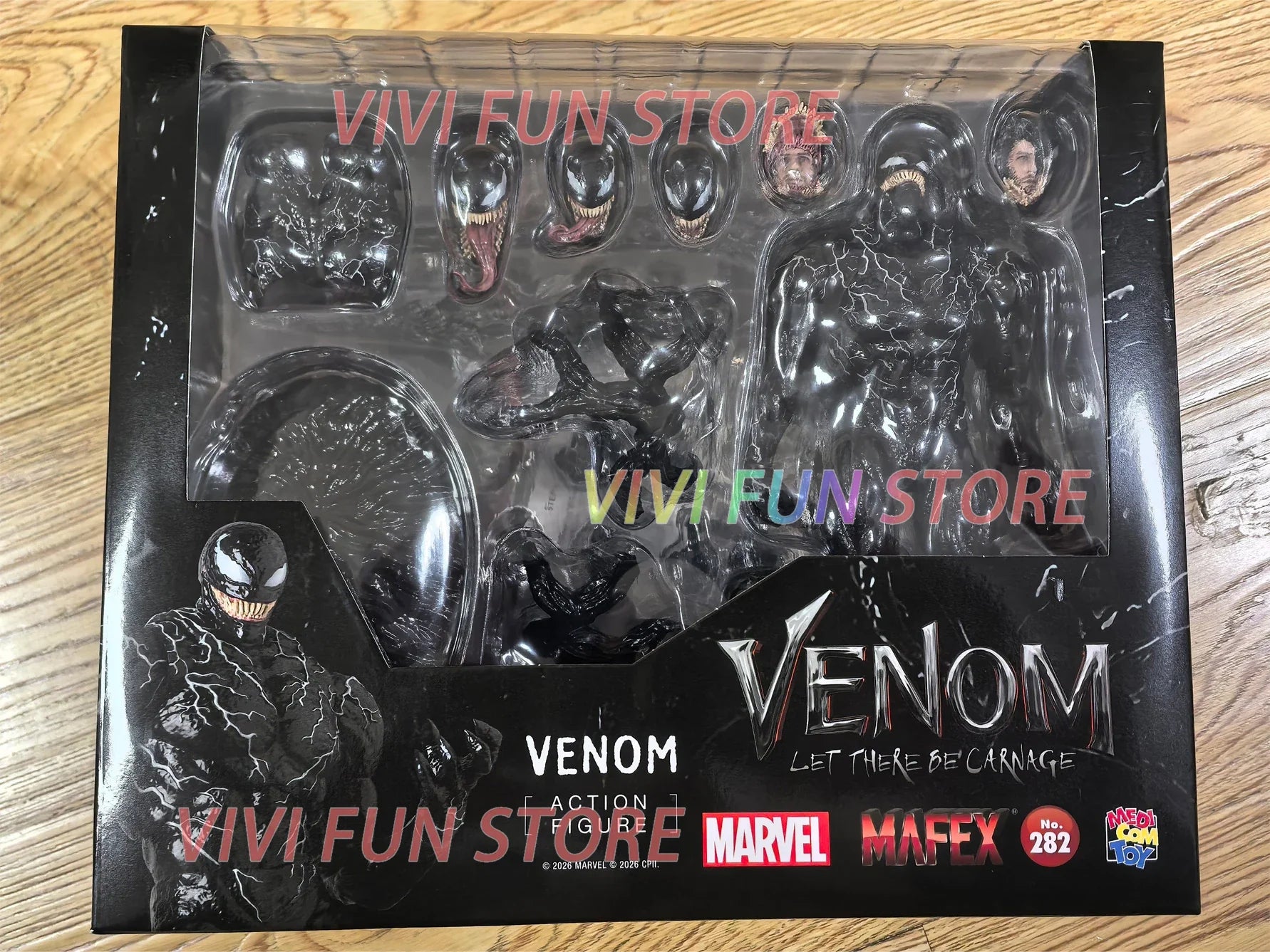 In Stock MAFEX 282 VENOM ACTION FIGURE Movable Model Toys ACTION FIGURE Venom: Let There Be Carnage