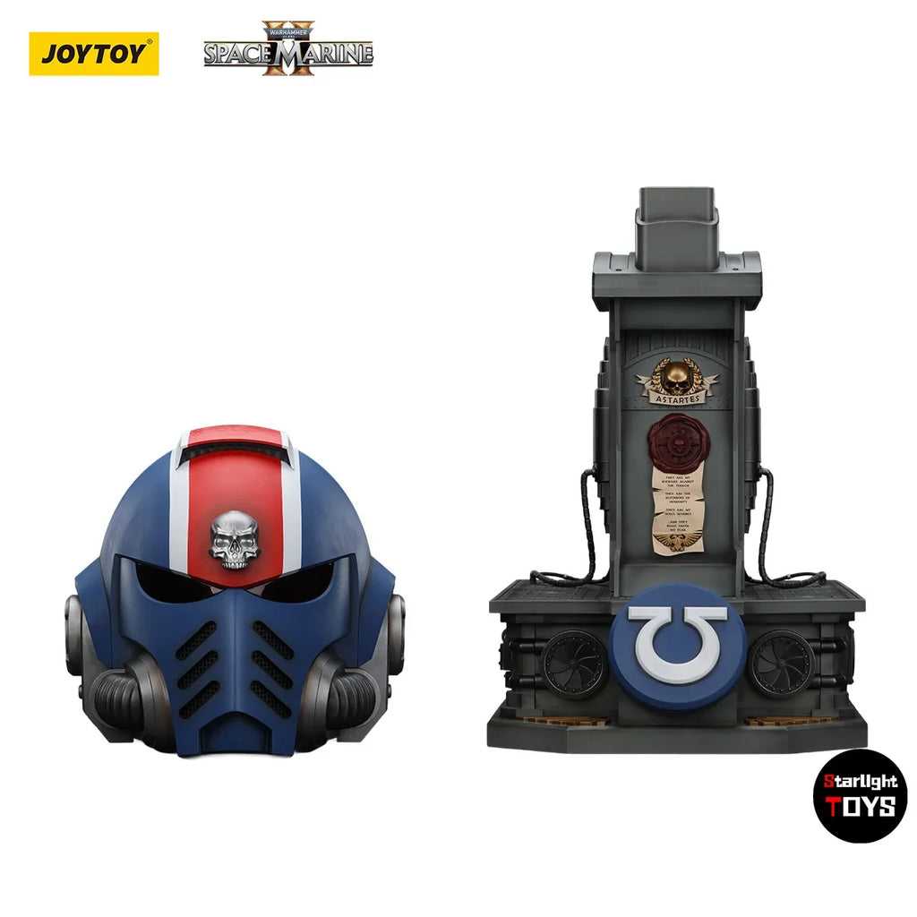 【Pre-sale】JOYTOY Warhammer 40K Ultramarines Lieutenant Titus 'MKX Helmet 1/1 Scale Toy