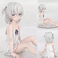Cute Anime Girl Figure True White Desktop Model Car Decoration Cuter Case PVC Model Collectible Toy from Japan for Adults