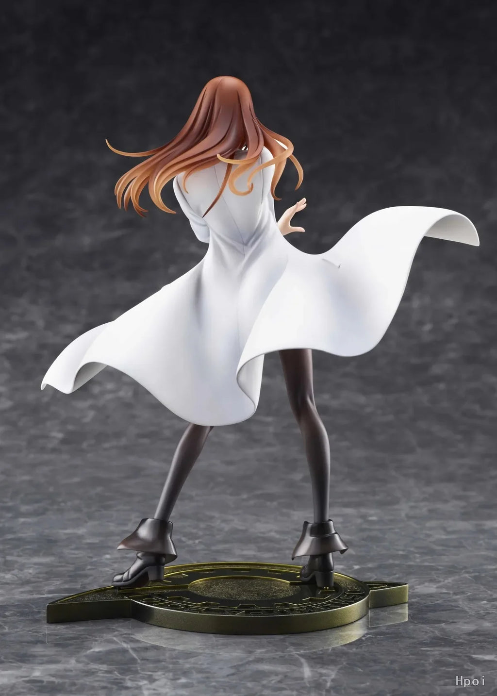 22.5CM Anime Steins;Gate Makise Kurisu Dream Tech Figure 1/7 White Coat Style Standing model toy doll Aciton Figure PVC
