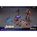 Original ZD TOYS MARVEL Iron Man MK85 2.0 Leuchtende Version Anime Figur Spielzeug Modell Sammlung
