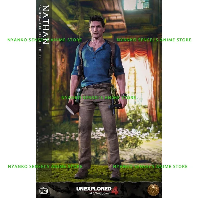 In Stock LimToys 1/6 Scale LIM012 Uncharted Nathan Drake 30cm Action Figure Anime Models Toy Doll Gift Hobby Collectible