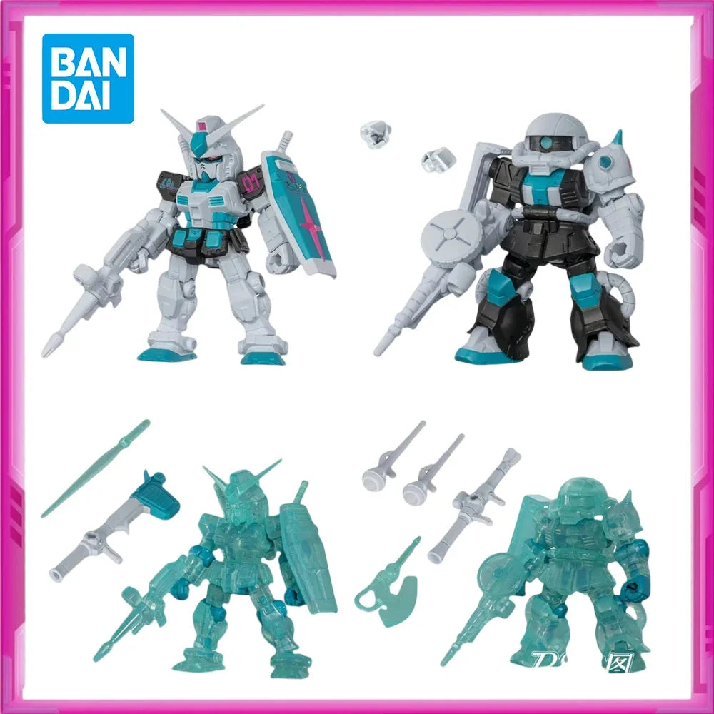 Original BANDAI GACHAPON GUNDAM x Hatsune Miku Co-branded edition PVC Anime Figures Action Figure Model Toys Christmas Gift