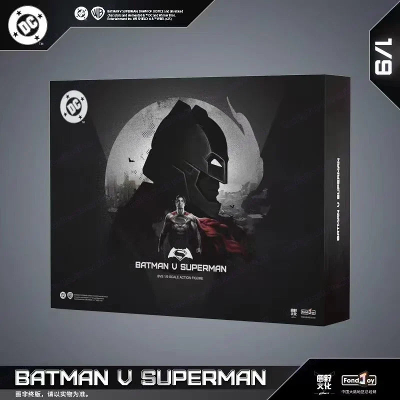 Neu Original Fondjoy BVS Armored Batman Battle Damaged Superman Figurenset 1:9 Batman V Superman: Lover of Justice DC