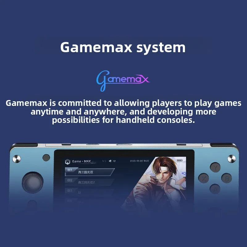 Retro Determiner portable mini video game console, classic game later, 4.0" HD IPS display, over 5000 games, 12 emulators, A390,