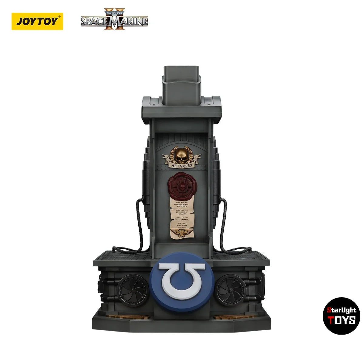 【Pre-sale】JOYTOY Warhammer 40K Ultramarines Lieutenant Titus 'MKX Helmet 1/1 Scale Toy