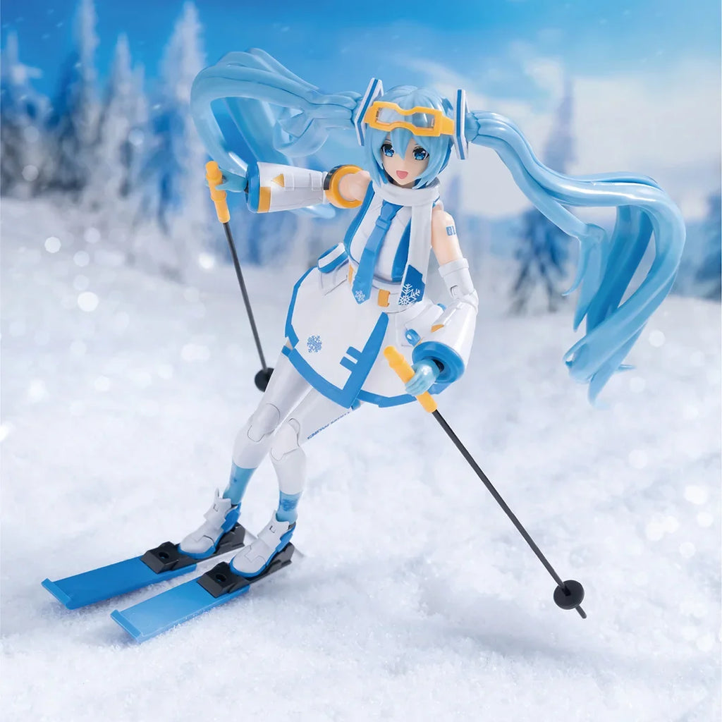 Presale Soskill Hatsune Miku Assembly Model Snow Miku Action Figures With Deer Original Anime Girl Collectible Doll Toy Gift