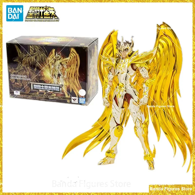 Original BANDAI Saint Cloth Myth EX Sagittarius Aiolos God Cloth Saint Seiya Soul of Gold In Stock Anime Figures Model Toys