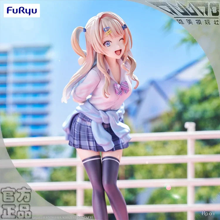 In Stock  Genuine Furyu You Were Experienced, I Was Not: Our Dating Story  Runa Shirakawa Anime Action Figures Toy