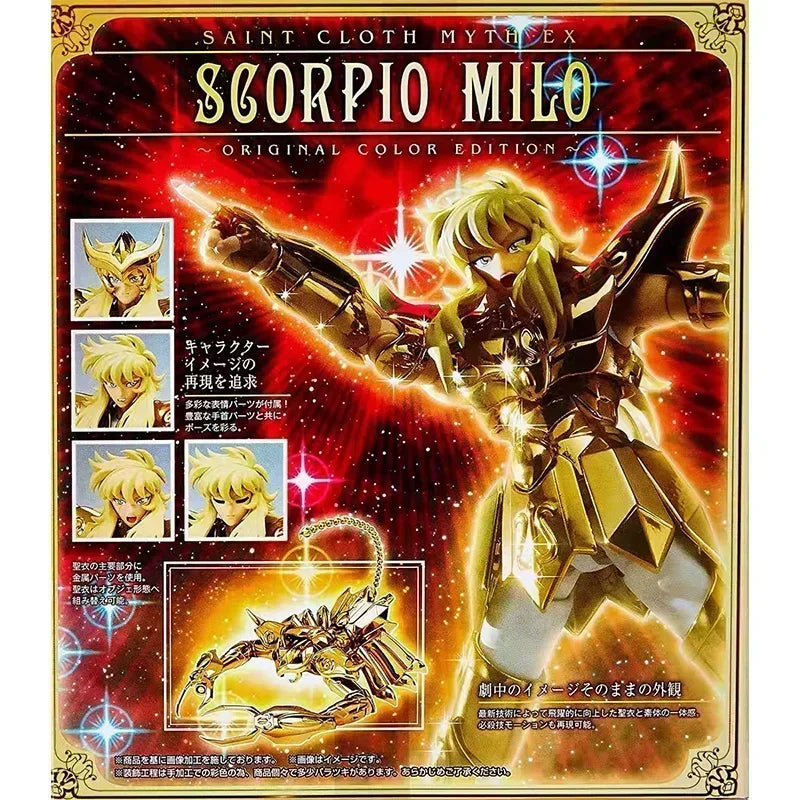 In Stock Original Bandai Saint Seiya EX Saint Cloth Myth Scorpio Milo OCE Action Figure Toy Gifts for Children
