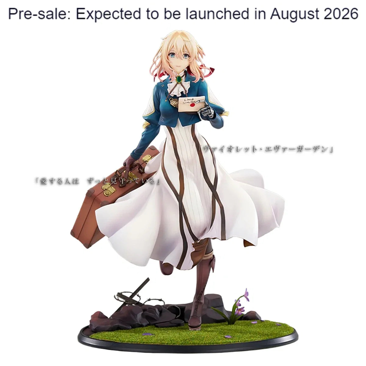 Original Genuine Apex Innovation Prepainted Violet Evergarden Violet Evergarden Auto Memory Doll Ver. 1/7 H=255mm Anime Figure